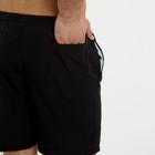 Плавки купальные мужские однотонные, MINAKU цвет чёрный, размер 52 - фото 46053487