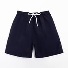 Плавки купальные мужские однотонные, MINAKU цвет синий, размер 54 - фото 27335544