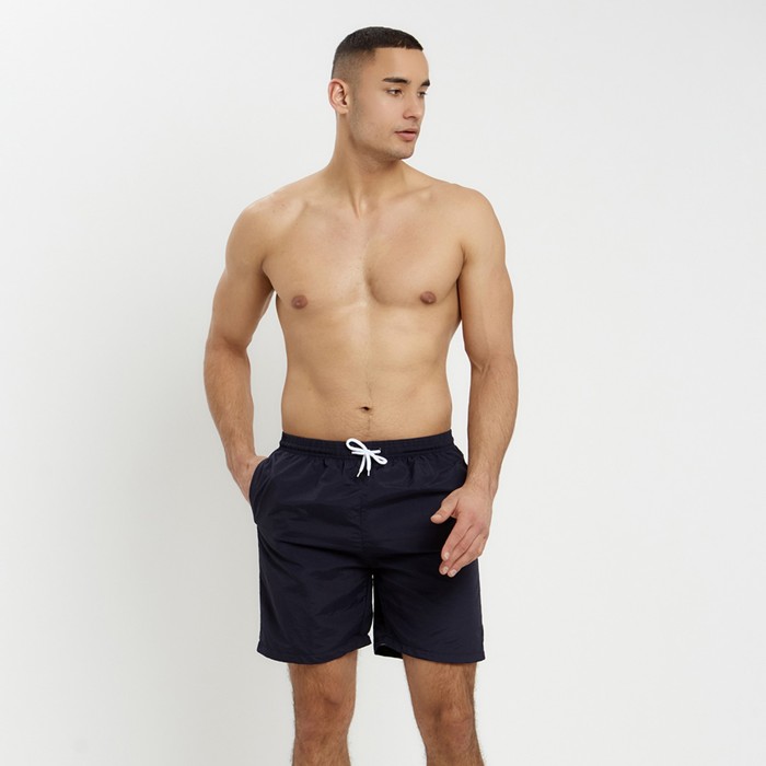 Плавки купальные мужские однотонные, MINAKU цвет синий, размер 56