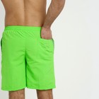 Плавки купальные мужские однотонные, MINAKU цвет зелёный, размер 48 - Фото 3