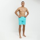 Плавки купальные мужские однотонные, MINAKU цвет мятный, размер 48 7425695