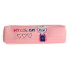 Пенал школьный на молнии "Котик", МИКС 7470814