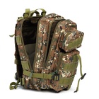 Рюкзак тактический туристический Storm tactic, 30 л, с карманами, расцветка пиксели, зелёный - Фото 4