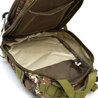 Рюкзак тактический туристический Storm tactic, 30 л, с карманами, расцветка пиксели, зелёный - Фото 5