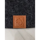 Салфетка сервировочная на стол Доляна «Грэй», 33.5×38.4 см, толщина 4 мм, чёрная - Фото 3