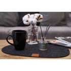 Салфетка сервировочная на стол Доляна «Грэй», 33.5×38.4 см, толщина 4 мм, чёрная - Фото 5