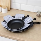 Салфетки - вкладыши для посуды Доляна «Грэй», 2 шт., 38×38 см - Фото 2