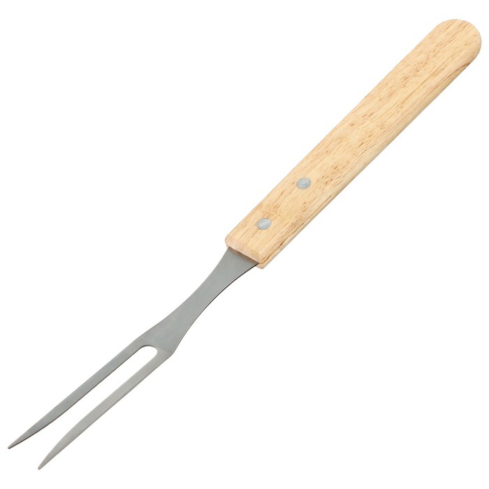 Набор для барбекю Maclay: нож, вилка, щипцы, 33 см - фото 1908882440