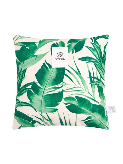 Наволочка декоративная «Этель» Tropics, 40×40 см, велюр