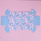 Кондитерская упаковка, коробка для кекса с пластиковой крышкой, «Нежность», 30 х 8 х 11 см (комплект 5 шт) - фото 41942727