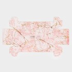 Кондитерская упаковка, коробка для кекса с PVC крышкой, «Розовый мрамор», 30 х 8 х 11 см (комплект 5 шт) - фото 24337251