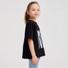 Футболка детская MINAKU «Берёза», цвет чёрный, рост 158 7627362