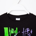 Футболка детская MINAKU Graffiti, цвет чёрный, рост 104 - фото 804795227 Футболка детская MINAKU Graffiti, цвет чёрный, рост 104 - фото 804795227