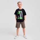 Футболка детская MINAKU Bright, цвет чёрный, рост 122 7627380