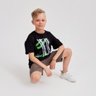 Футболка детская MINAKU Bright, цвет чёрный, рост 122 7627380