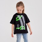 Футболка детская MINAKU Bright, цвет чёрный, рост 134 - фото 804795309 Футболка детская MINAKU Bright, цвет чёрный, рост 134 - фото 804795309