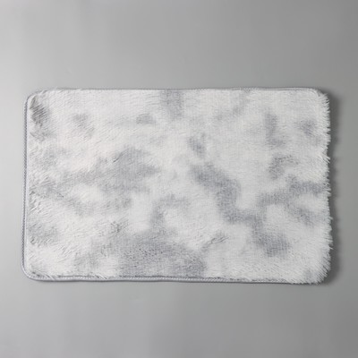 Коврик Доляна «Пушистик», 50×80 см серый