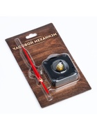 Часовой механизм со стрелками «Соломон-5», плавный ход, шток 16 мм, стрелки 60/84/90 мм, красные - Фото 4