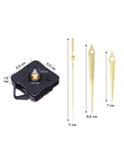 Часовой механизм со стрелками «Соломон-5», плавный ход, шток 16 мм, стрелки 58/84/85 мм, золотистые - Фото 2