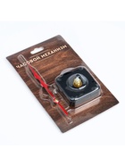 Часовой механизм со стрелками «Соломон-7», плавный ход, шток 16 мм, стрелки 70/92/90 мм, красные - Фото 4