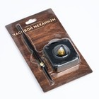 Часовой механизм со стрелками «Соломон-14», плавный ход, шток 16 мм, стрелки 70/110/108 мм, чёрные - Фото 3