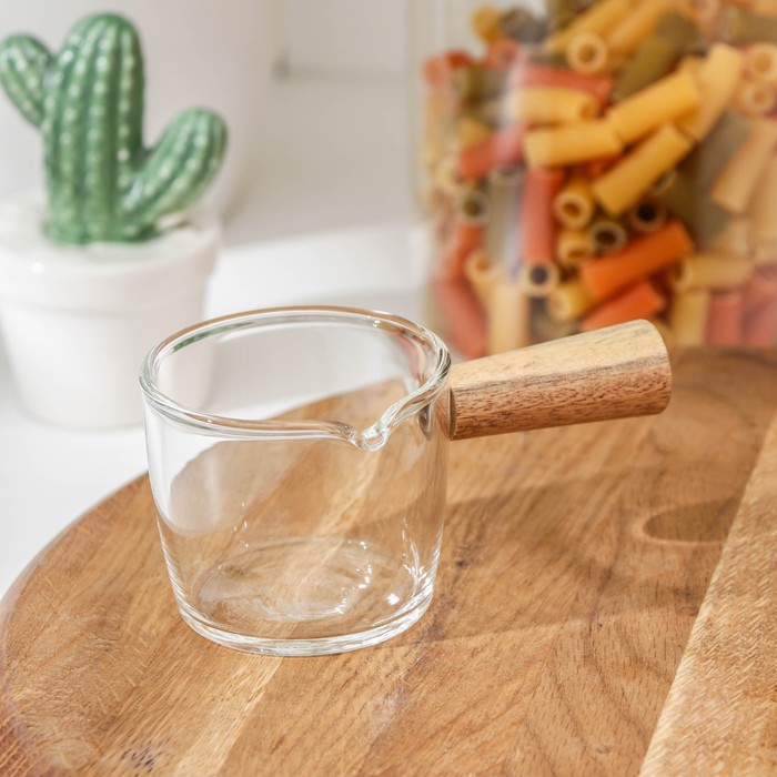 Соусник «Лофт», 90 мл, 6.5×10.5×5 см, стекло, прозрачный - Фото 1