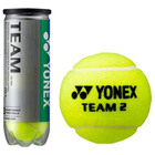 Мяч теннисный Yonex Team 3B, набор 3 штуки, одобрено ITF и FFT, натуральная резина, сукно - Фото 1