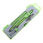 Набор чертёжный Calligrata, 4 предмета (циркуль, грифель, удлинитель, рейсфедер), в пластиковом пенале - Фото 2