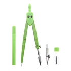 Набор чертёжный Calligrata, 4 предмета (циркуль, грифель, удлинитель, рейсфедер), в пластиковом пенале - Фото 3