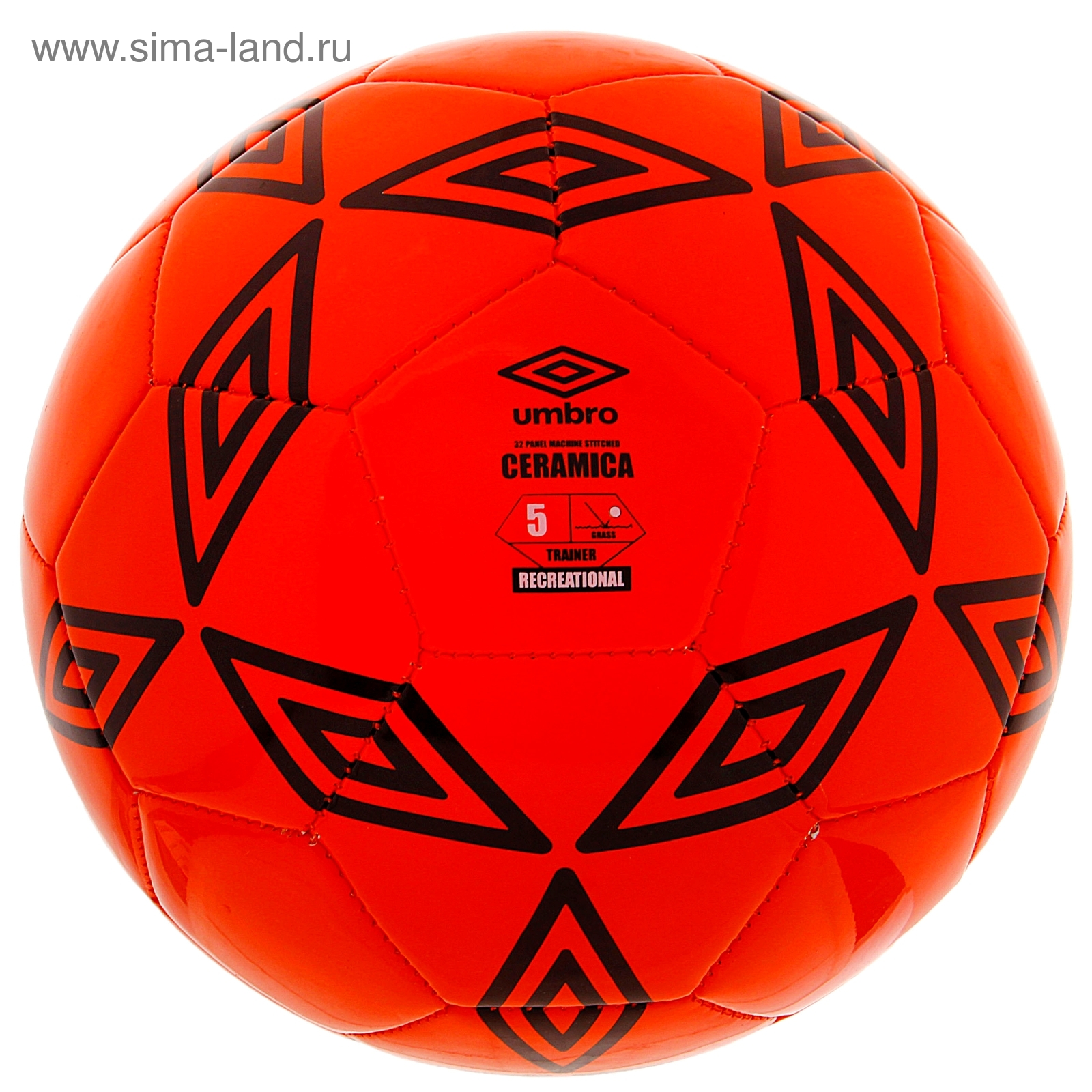 Мяч футбольный Umbro Ceramica Trainer Ball, 20522U-CI7, размер 5 (884227) -  Купить по цене от 694.85 руб. | Интернет магазин SIMA-LAND.RU