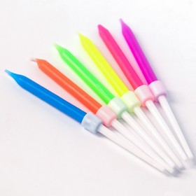 Набор свечей с цветным пламенем для торта, 12 шт., Трансформеры