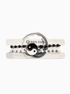 Браслеты парные «Неразлучники. Инь-ян», блеск, 2 шт. чёрный, белый, d=7 см - Фото 6