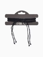 Браслеты парные «Неразлучники» инь-ян, толстая нить, чёрно-белые, d=7 см - Фото 8