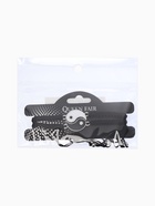 Браслеты парные «Неразлучники» инь-ян, толстая нить, чёрно-белые, d=7 см - фото 68100390