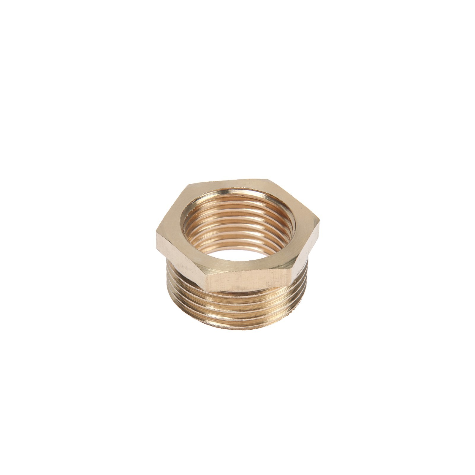 Футорка ZEIN, 3/4" х 1/2", наружная/внутренняя резьба, латунь (7294338 ...