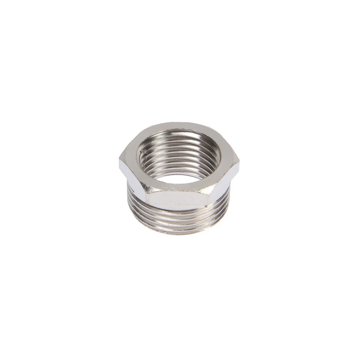 

Футорка ZEIN, 3/4" х 1/2", наружная/внутренняя резьба, никелированная латунь