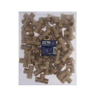 Тройник ZEIN, 1/2", наружная резьба, латунь (комплект 2 шт) - фото 48353047