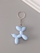 Брелок резина "Воздушный шарик - Собачка" голубой 5х5,5 см (комплект 2 шт) - фото 22690548