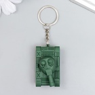 Фонарик брелок для ключей на кольце «Танк», звуковой, 2.8×5.1×2.9 см - Фото 3