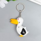 Фонарик брелок для ключей на кольце «Пеликан с рыбкой», звуковой, 10×2.9×4.2 см - Фото 4