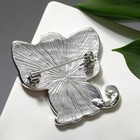 Брошь «Котик» с большими глазами, цвет розовый в серебре - Фото 2