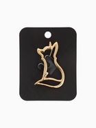 Брошь «Лиса» сидящая, цвет золото 7423964