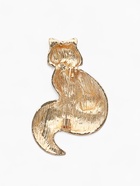 Брошь «Лисица», цветная в золоте - Фото 3