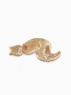 Брошь «Лисица», цветная в золоте - Фото 4