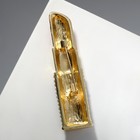 Брошь «Помада» футляр, цветная в золоте - Фото 2