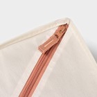 Органайзеры для хранения белья «Пастель», 3 шт., с крышкой, 31.5×25×10 см, бежевые - Фото 7