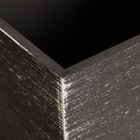 Ящик - кашпо деревянный "Кубик" черный 15х15 см - фото 40406121