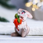 Фигура "Заяц с морковкой" МИКС, 5х4х5см - Фото 8