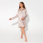 Сорочка женская MINAKU: Light touch цвет бежевый, р-р 42 - фото 33055841