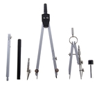 Набор чертежный 6 предметов, в пластиковом пенале - Фото 2